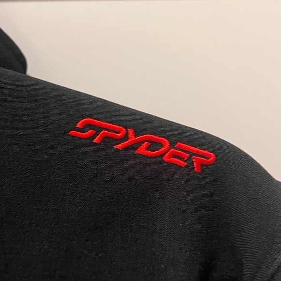 Spyder Black and red Mens size small zip up jacket - Picture 3 of 7